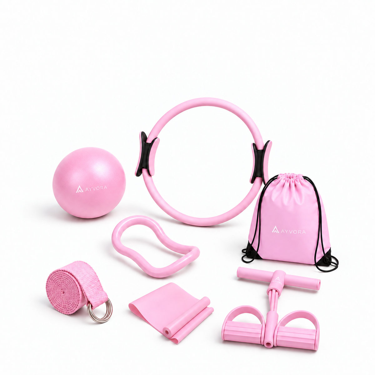 AYVORA Pilates Set für Zuhause | 16er oder 7er Set