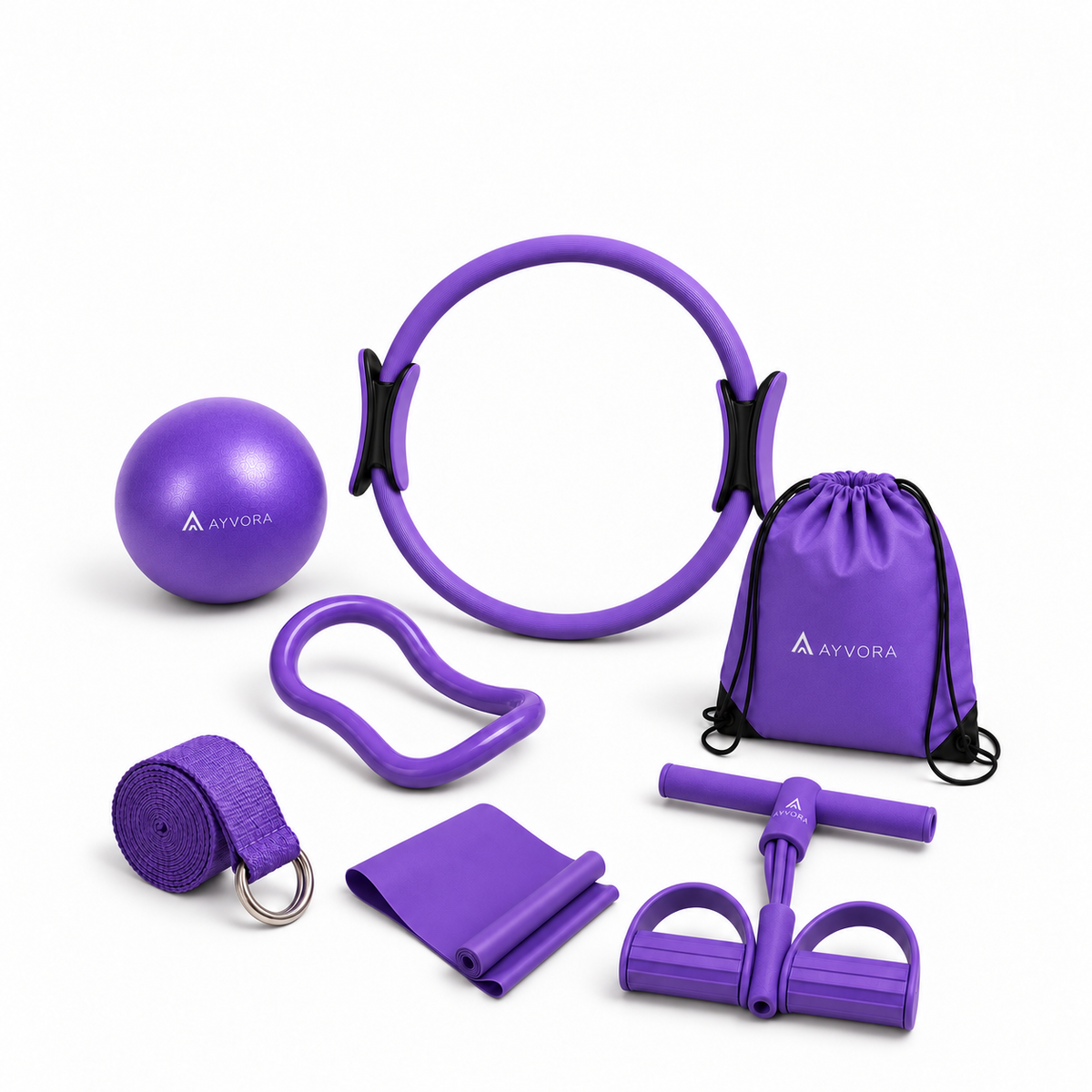 AYVORA Pilates Set für Zuhause | 16er oder 7er Set