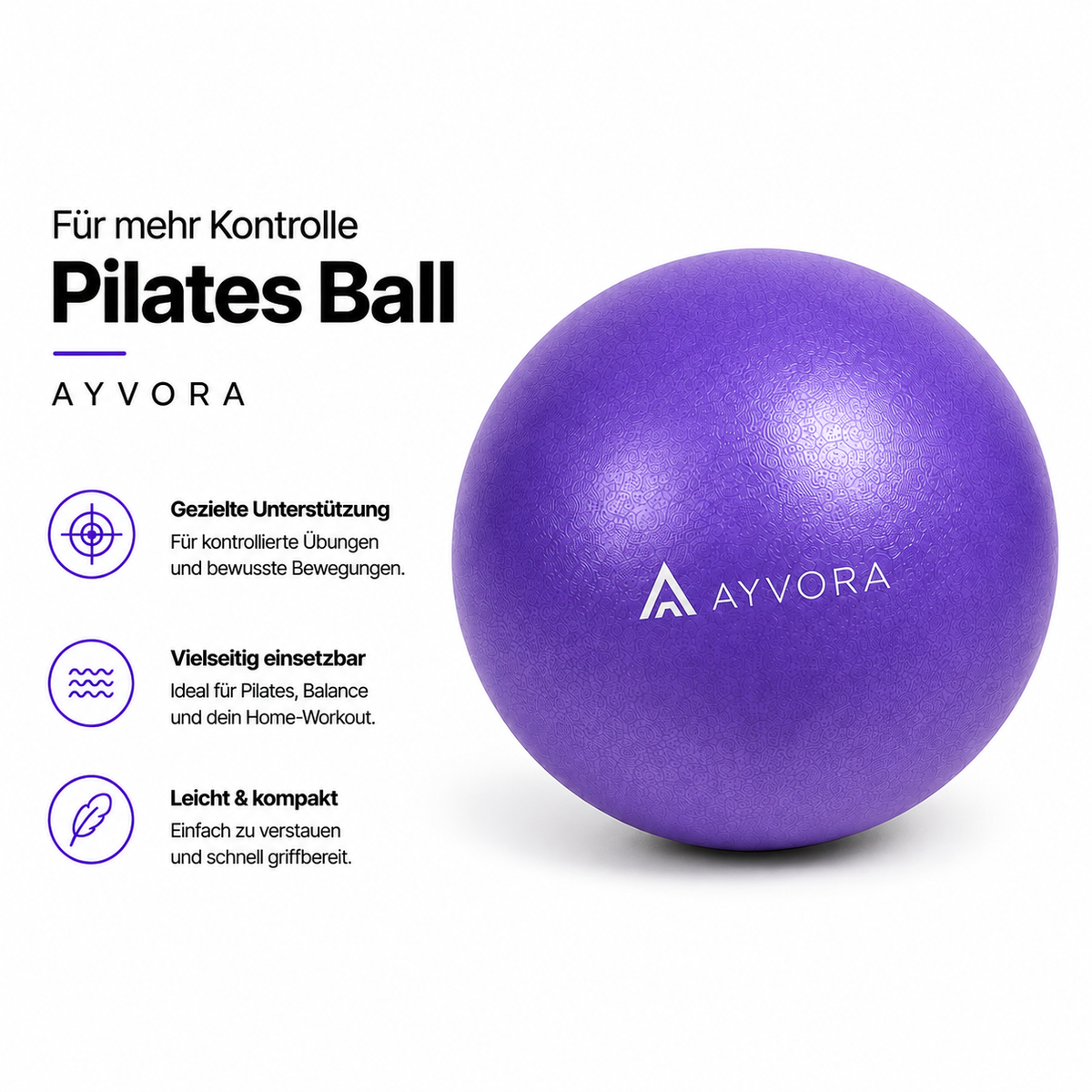 AYVORA Pilates Set für Zuhause | 16er oder 7er Set